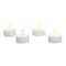 White LED Twist Flame Tealight Candles, 4ct. by Ashland®